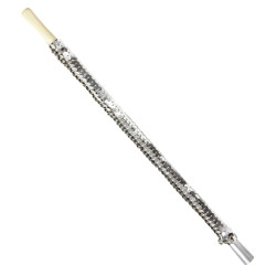 Strieborná divadelná cigaretová špička s flitrami